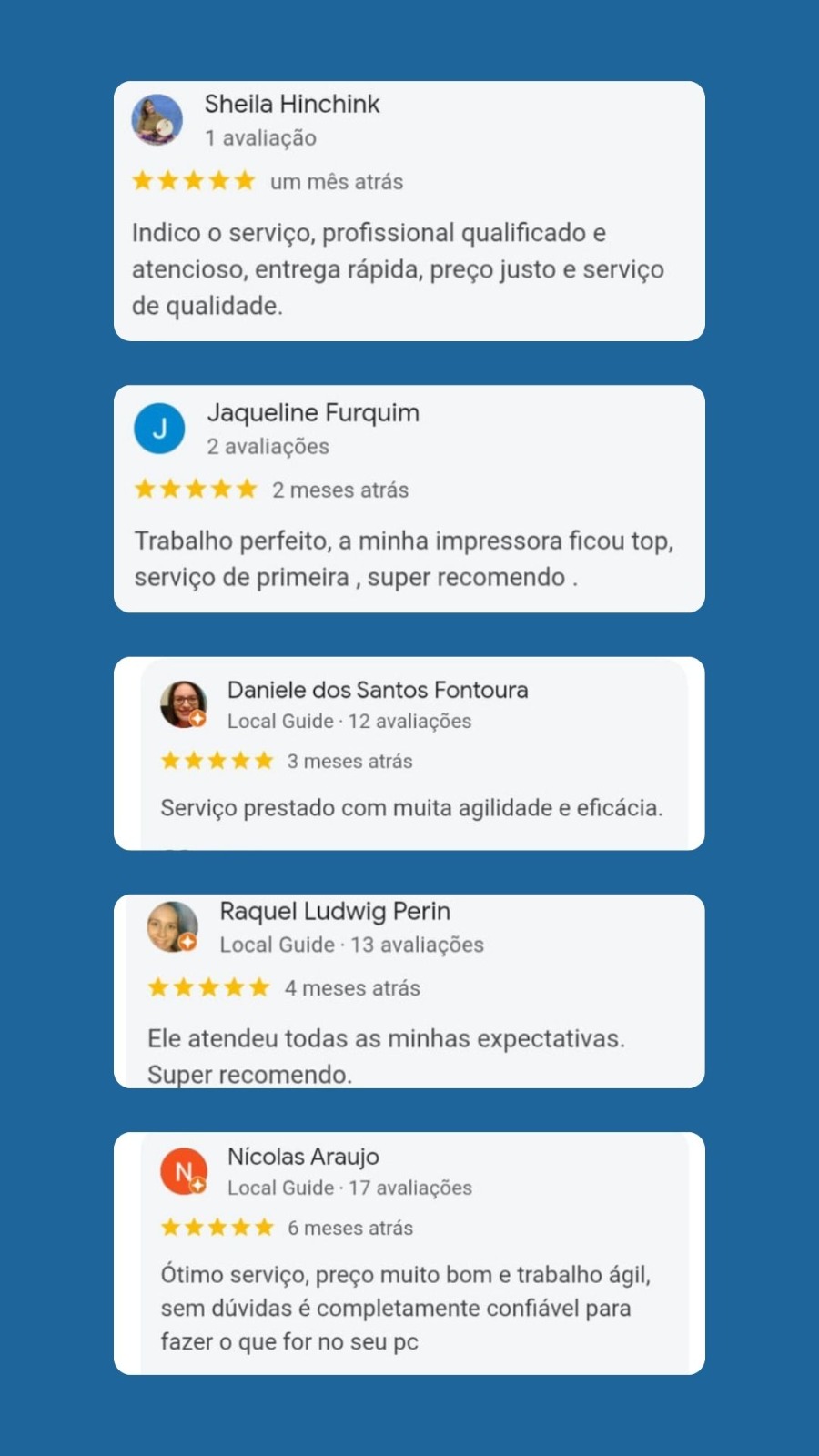Depoimentos de clientes 3
